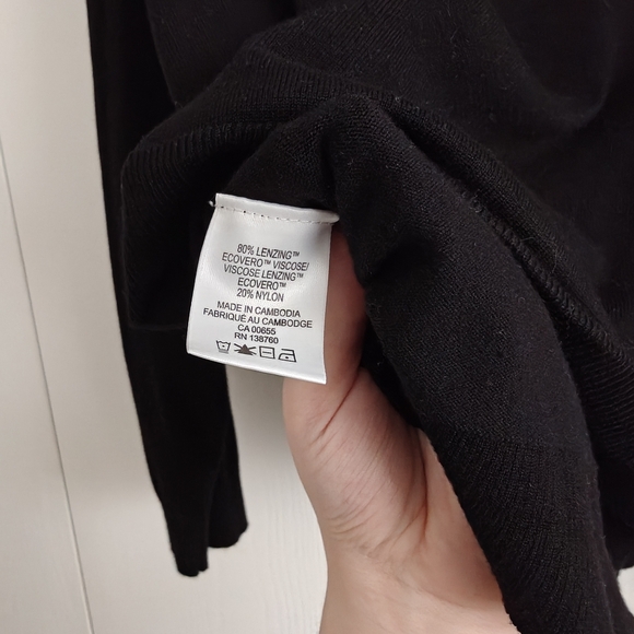 Reitmans Classic Black Women's Cardigan - Picture 6 of 6